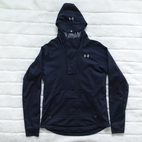Under Armour Women's Jacket Small ColdGear Reactor Run Storm Anorak Track Active - Picture 1 of 12